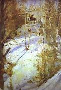 Valentin Serov Winter in Abramtsevo china oil painting artist